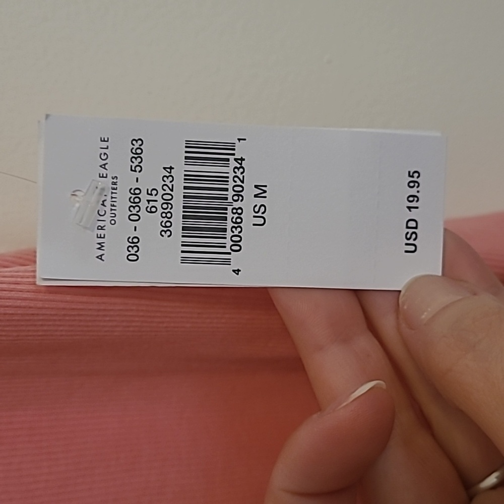 Pink Ribbed Tank - Picture 2 of 2